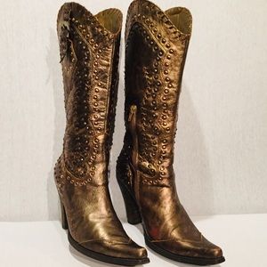 Steve Madden High Heel Cowboy Boots